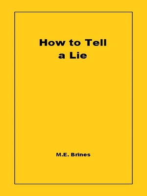 cover image of How to Tell a Lie